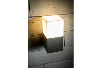 Decor Lampa de perete dreaptă superioară pentru grădină LARGO-AU E27 MAX.15W IP44 AC220-240V 50-60Hz, culoare grafit 1208963916