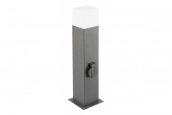 Decor Lampa de grădină LARGO-P 50 E27 MAX.15W IP44 AC220-240V 50-60Hz max. 2500W, suport de montare grafit 1208963919