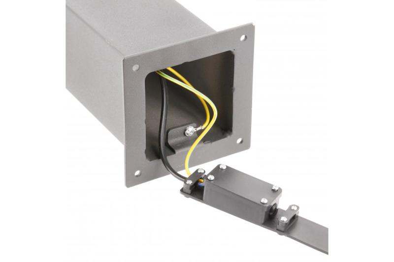 Decor Luminarul de grădină LARGO-P PIR 50 E27 MAX.15W IP44 AC220-240V 50-60Hz post grafit 1208963920