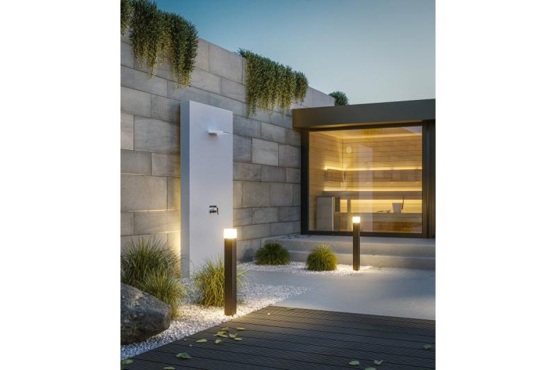 Decor Lampa de grădină LARGO-P 80 E27 MAX.15W IP44 AC220-240V 50-60Hz, montaj pe stâlp, culoare grafit 1208963921