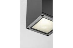 Decor Luminară de tavan LENTO alum 100x130 IP54 max 35W pătrată, culoare grafit. 1208963923