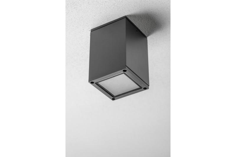Decor Luminară de tavan LENTO alum 100x130 IP54 max 35W pătrată, culoare grafit. 1208963923