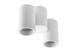 Decor Lustră de tavan LUPO din aluminiu 17.5x5.6x11.5 IP20 2*GU10 max. 50W rotundă albă. 1208963925