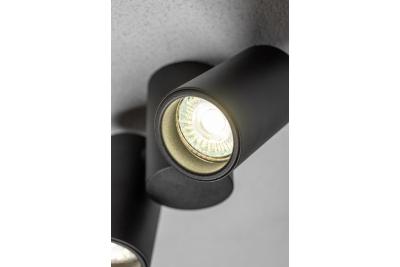 Decor Lustră de tavan LUPO din aluminiu 17.5x5.6x11.5 IP20 2*GU10 max. 50W rotundă neagră 1208963926