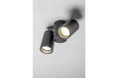 Decor Lustră de tavan LUPO din aluminiu 17.5x5.6x11.5 IP20 2*GU10 max. 50W rotundă neagră 1208963926