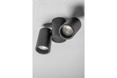 Decor Lustră de tavan LUPO din aluminiu 17.5x5.6x11.5 IP20 2*GU10 max. 50W rotundă neagră 1208963926