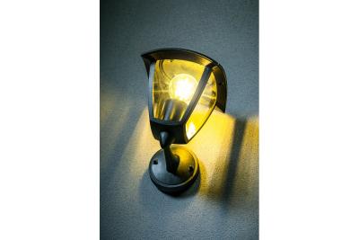 Decor Lumină de grădină MARINA-AU E27 MAX.20W IP54 AC220-240V 50-60Hz aplique superioară dreaptă neagră. 1208963933
