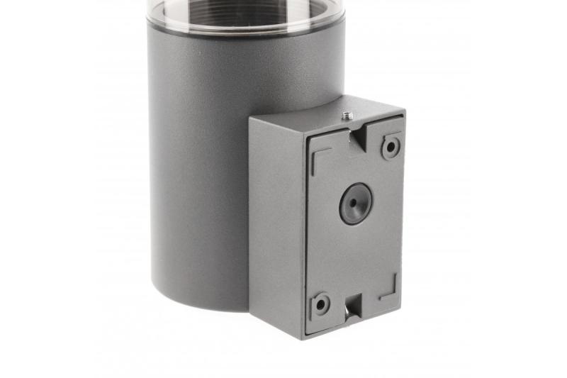 Decor Luminarul de grădină MEDIO-AU E27 MAX.15W IP54 AC220-240V 50-60Hz, lampa de perete superioară, culoare grafit 1208963937