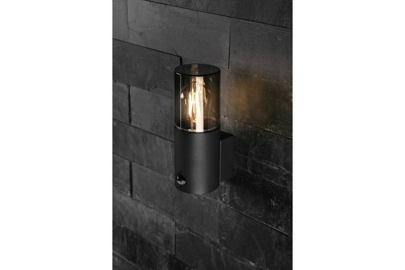 Decor Luminarul de grădină MEDIO-AU PIR E27 MAX.15W IP54 AC220-240V 50-60Hz lampa de perete superioară grafit 1208963938