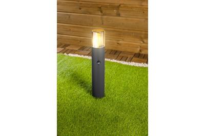 Decor Luminarul de grădină MEDIO-P 50 PIR E27 MAX.15W IP54 AC220-240V 50-60Hz post grafit 1208963940