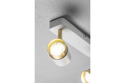 Decor Lustră de tavan ORIO din aluminiu 24.0x5.5x14.0 IP20 2*GU10 max. 50W rotundă albă 1208963964