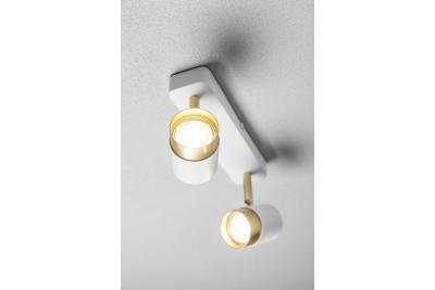 Decor Lustră de tavan ORIO din aluminiu 24.0x5.5x14.0 IP20 2*GU10 max. 50W rotundă albă 1208963964