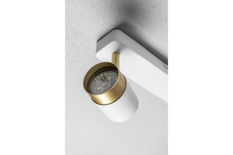 Decor Lustră de tavan ORIO din aluminiu 24.0x5.5x14.0 IP20 2*GU10 max. 50W rotundă albă 1208963964