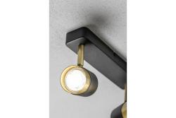 Decor Lustră de tavan ORIO din aluminiu 24.0x5.5x14.0 IP20 2*GU10 max. 50W rotundă neagră 1208963965