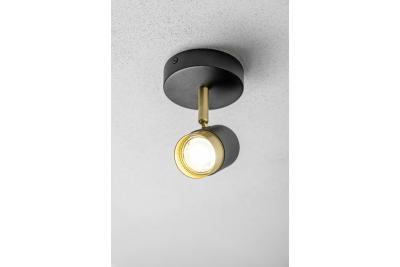 Decor Lustră de tavan ORIO din aluminiu 11.6x5.6x11.5 IP20 1*Gu10 max. 50W rotundă neagră 1208963969