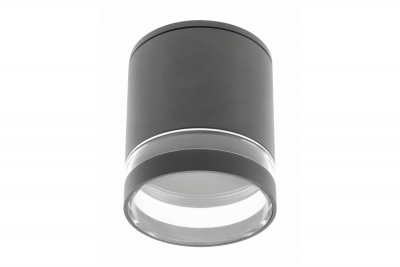 Decor Luminară de tavan RIVEN alum 102x120 IP54 MAX.35W rotundă grafit 1208963984