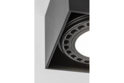 Decor Lustră de tavan SAKURA aluminiu 120x120x85 IP20 ES111 GU10 pătrată neagră. 1208963991