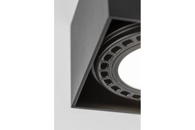 Decor Lustră de tavan SAKURA aluminiu 120x120x85 IP20 ES111 GU10 pătrată neagră. 1208963991