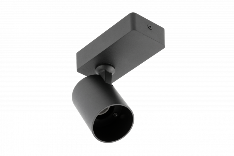 Decor Aparat de iluminat montat pe perete SANTO din aluminiu IP20, maxim 20W, rotund, negru. 1208963993