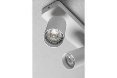 Decor Lustră de tavan SANTO BIS din aluminiu IP20 max. 20W*2 dublă rotundă albă. 1208964000