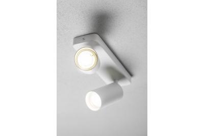 Decor Lustră de tavan SANTO BIS din aluminiu IP20 max. 20W*2 dublă rotundă albă. 1208964000