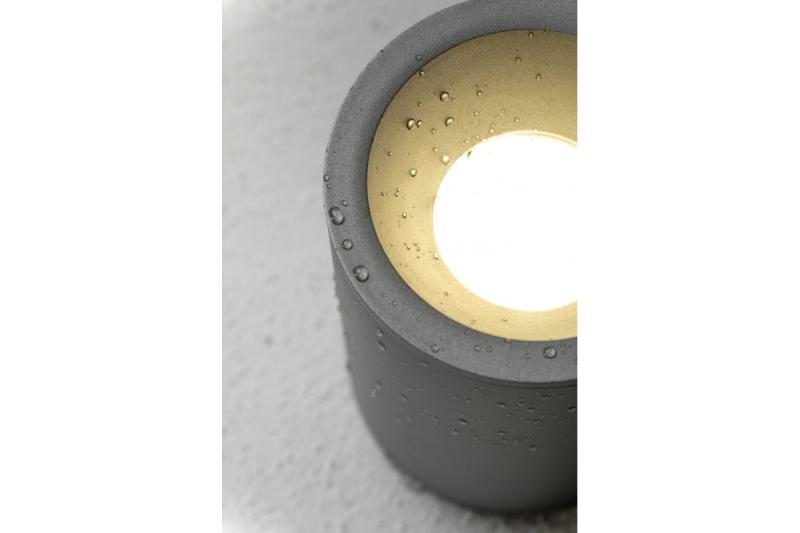 Decor Lampă de tavan SENSA AQUA alum 85x115 IP54 max 50W circulară gri. 1208964008