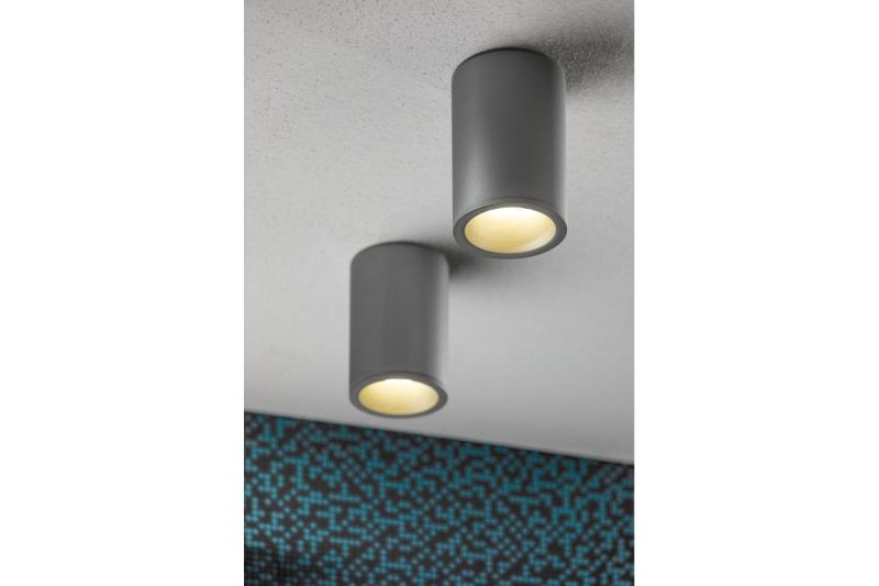 Decor Lampă de tavan SENSA AQUA alum 85x115 IP54 max 50W circulară gri. 1208964008
