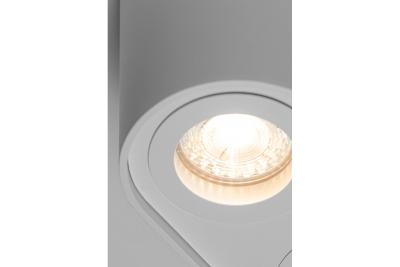 Decor Lustră de tavan SENSO DUO aluminiu 83x165x110 IP20 MAX 50W rotundă albă. 1208964010