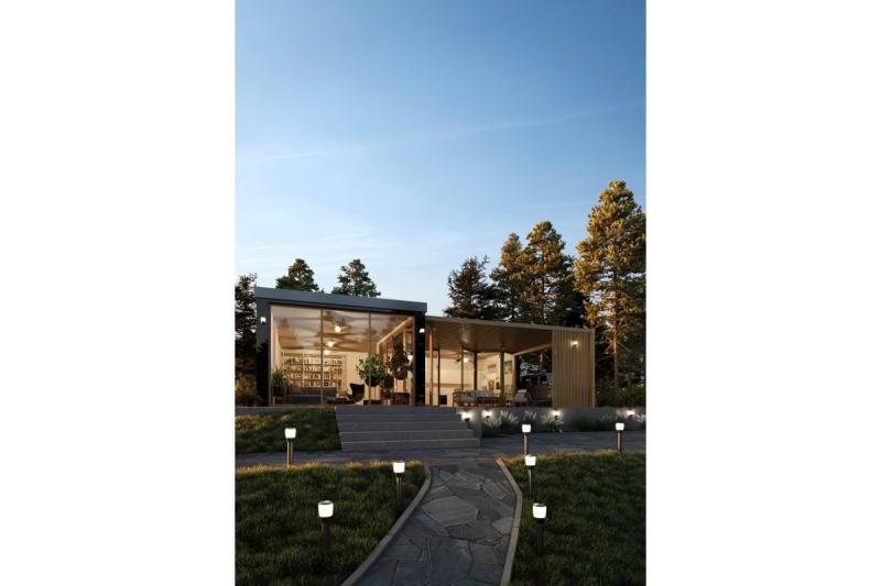 Decor Luminarul de grădină TORO-P 80 E27 MAX.15W IP54 AC220-240V 50-60Hz, stâlp negru. 1208964025