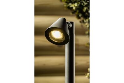 Decor Lustar de grădină LUSTINO-P 80 GU10 MAX.20W IP44 AC220-240V 50-60Hz, post de montare grafit 1208964034