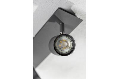 Decor Lustră de tavan VENETO IP20 max. 20W 2 x GU10 rotundă neagră 1208964038
