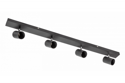 Decor Lustră de tavan VENETO IP20 max. 20W 4 x GU10 rotundă neagră 1208964042