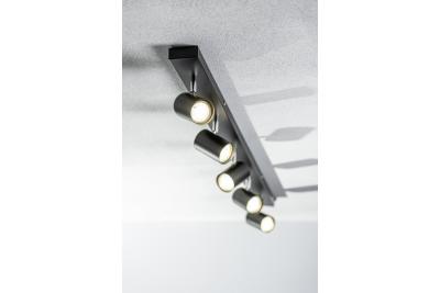 Decor Lustră de tavan VENETO IP20 max. 20W 5 x GU10 rotundă neagră 1208964044