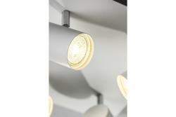 Decor Lustră de tavan VENETO IP20 max. 20W 4 x GU10 rotund/pătrat alb 1208964045