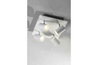 Decor Lustră de tavan VENETO IP20 max. 20W 4 x GU10 rotund/pătrat alb 1208964045