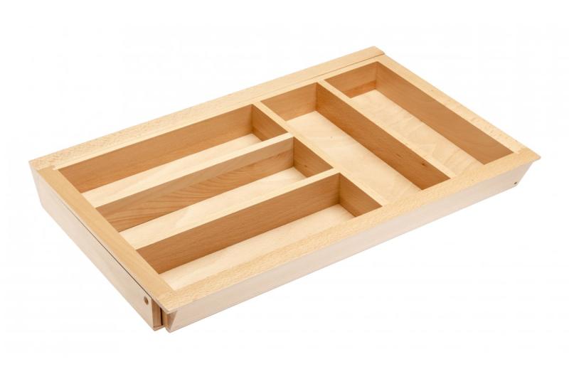 Decor Cutle Tavă pentru tacâmuri Raft pentru tacâmuri reglabil Culoare: Fag 1208966290