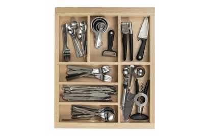 Decor Cutle Tăvițe pentru tacâmuri Bucătărie Inserție reglabilă pentru dulapuri de 600-1000mm 1208966291