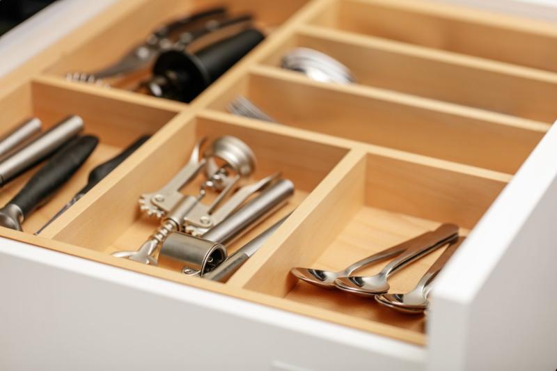 Decor Cutle Tăvițe pentru tacâmuri Bucătărie Inserție reglabilă pentru dulapuri de 600-1000mm 1208966291