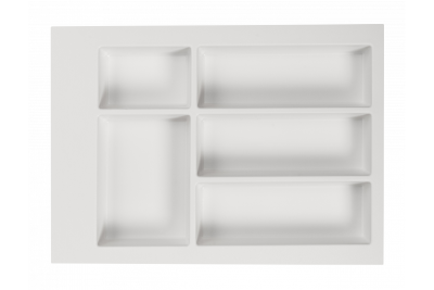 Decor Cutle Tăvițe pentru Tacâmuri Insert pentru Sertarul de Bucătărie 400 Alb 1208966373
