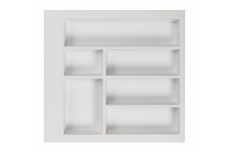 Decor Cutle Tăviță pentru tacâmuri Inserție pentru sertarul de bucătărie 500 Alb 1208966375