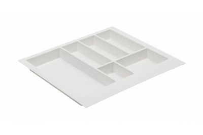 Decor Cutle Tăviță pentru tacâmuri, inserție pentru sertarul de bucătărie 600 Alb 1208966377