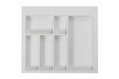 Decor Cutle Tăviță pentru tacâmuri, inserție pentru sertarul de bucătărie 600 Alb 1208966377