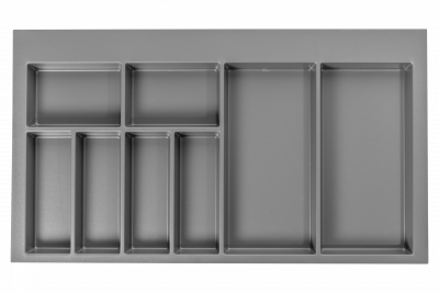 Decor Cutle Tavă pentru Tacâmuri Insert pentru Sertarul de Bucătărie 900 Antracit 1208966382