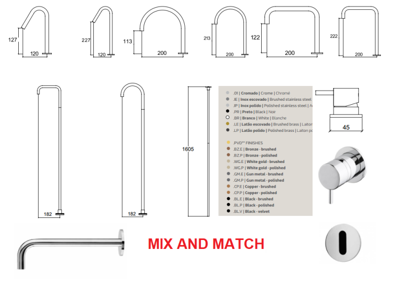 Fluxul Waterevolution Flow pentru montaj încastrat, cu senzor infraroșu pentru chiuvetă, pe baterii, din cupru periat, T118EBCPE.