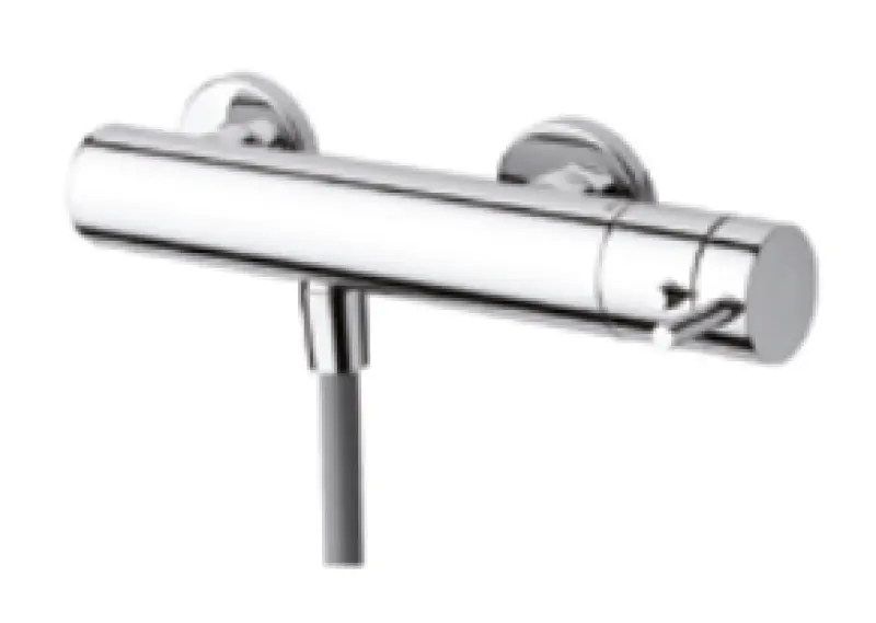 Termostat de duș Waterevolution Flow cu set de duș în aur luminos PVD T140TWGE