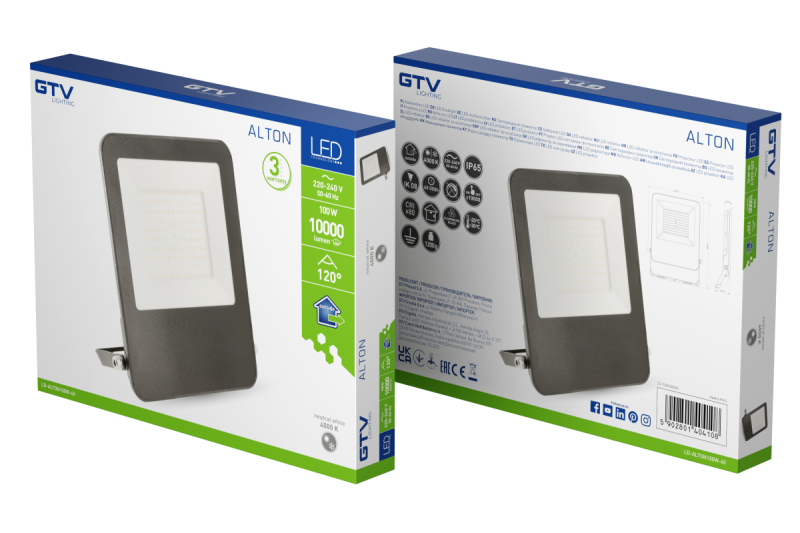 Proiector ALTON, LED, 100W, 10000lm, 4000K, AC220-240V, IP65 1208966955