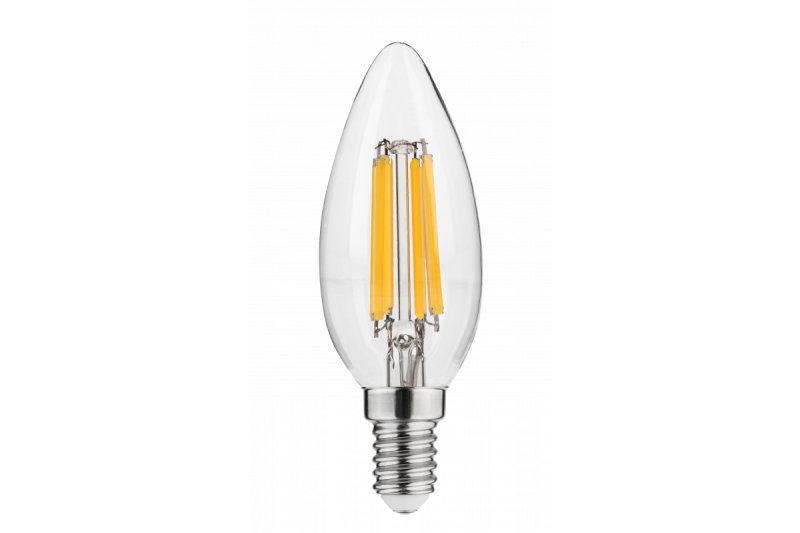 SURSA DE LUMINĂ LED, FILAMENT, A-G, C35, 2700K, E14, 5,8W, AC220-240V, 360°, 640lm, 50mA 1208966964