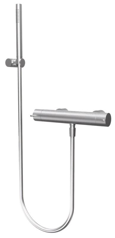 Waterevolution Flow thermostaatkraan voor de douche met doucheset RVS T140TNIE