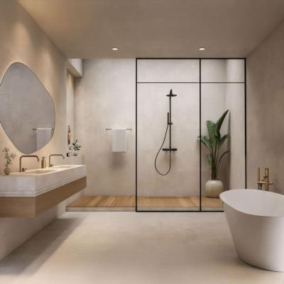 Waterevolution Flow combinatie de duș cu duș de ploaie negru mat T141NPR
