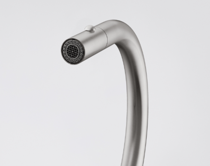 Franke Mythos Masterpiece Baterie de bucătărie cu duză in forma de J și retractabilă complet din oțel inoxidabil 115.0711.554